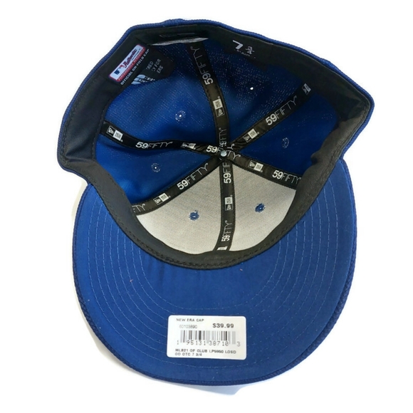 59Fifty New Era Size 7 3/4 Los Angeles Dodgers Fitted Hat Cap Low Profile Curved - Picture 6 of 7